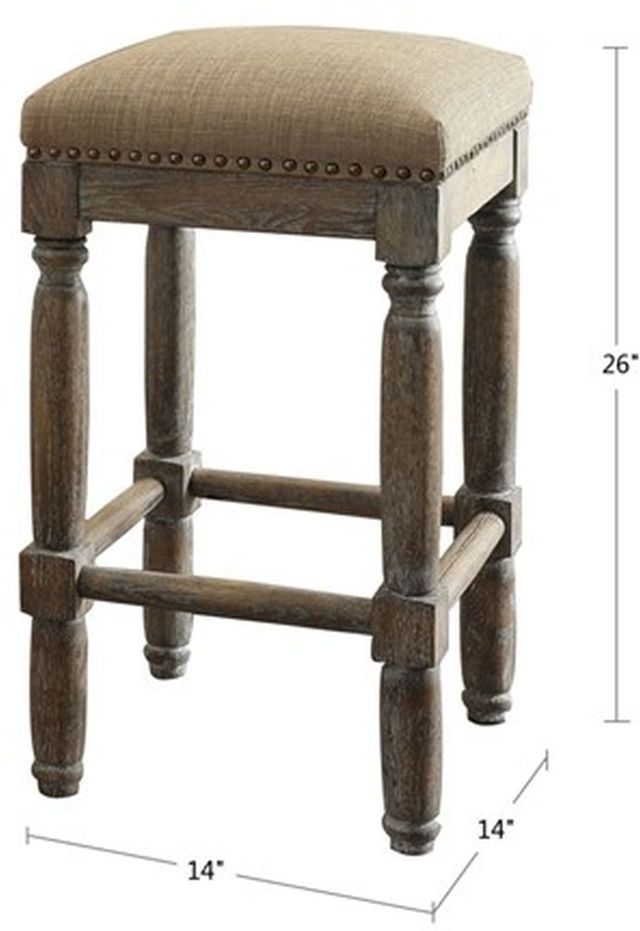 Olliix by Madison Park Sand Cirque Counter Stool Set of 2-3