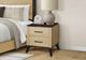 Monarch Specialties Inc. Light Oak/Rustic Oak Nightstand-1