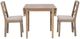 Linon Torino Gray Wash 3-Piece Drop Leaf Dining Table Set-4