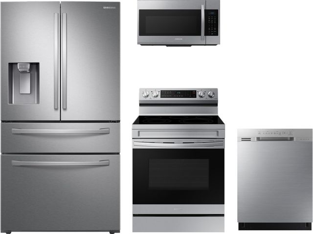 Samsung 4 Piece Kitchen Package-Stainless Steel-0