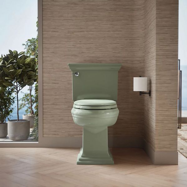 KOHLER® Glenbury™ Readylatch® Aspen Green Quiet-Close™ Elongated Toilet Seat-2