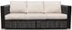Enclover Chestnut Lux Birds Eye/Black Sofa-0