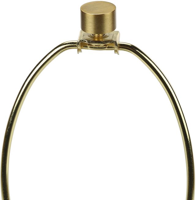 Monarch Specialties Inc. 24"H Black Resin Table Lamp-1