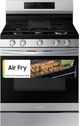 Samsung 30" Fingerprint Resistant Stainless Steel Smart Freestanding Natural Gas Range with No Preheat Air Fry and Convection-0