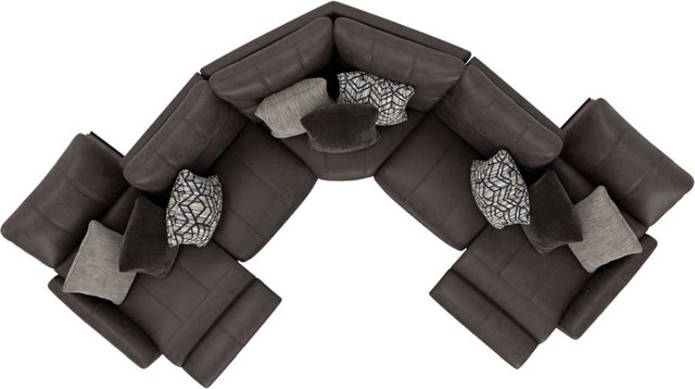 Catnapper® Royster 3-Piece Sable Curved Power Reclining Sectional-3