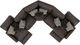Catnapper® Royster 3-Piece Sable Curved Power Reclining Sectional-2
