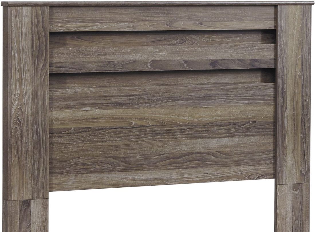 Zelen Full Panel Headboard - Warm Gray
