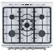 FORNO® Leonardo Espresso 30" White Pro Style Gas Range-3
