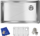 Elkay Crosstown® 3-Piece Polished Satin 31-1/2" x 18-1/2" x 9" Single Bowl Undermount Sink Set-1