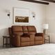 Flexsteel Henrick Triple Power Reclining Console Loveseat-0