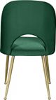 Meridian Furniture Logan Green/Gold Velvet Dining Chair-4