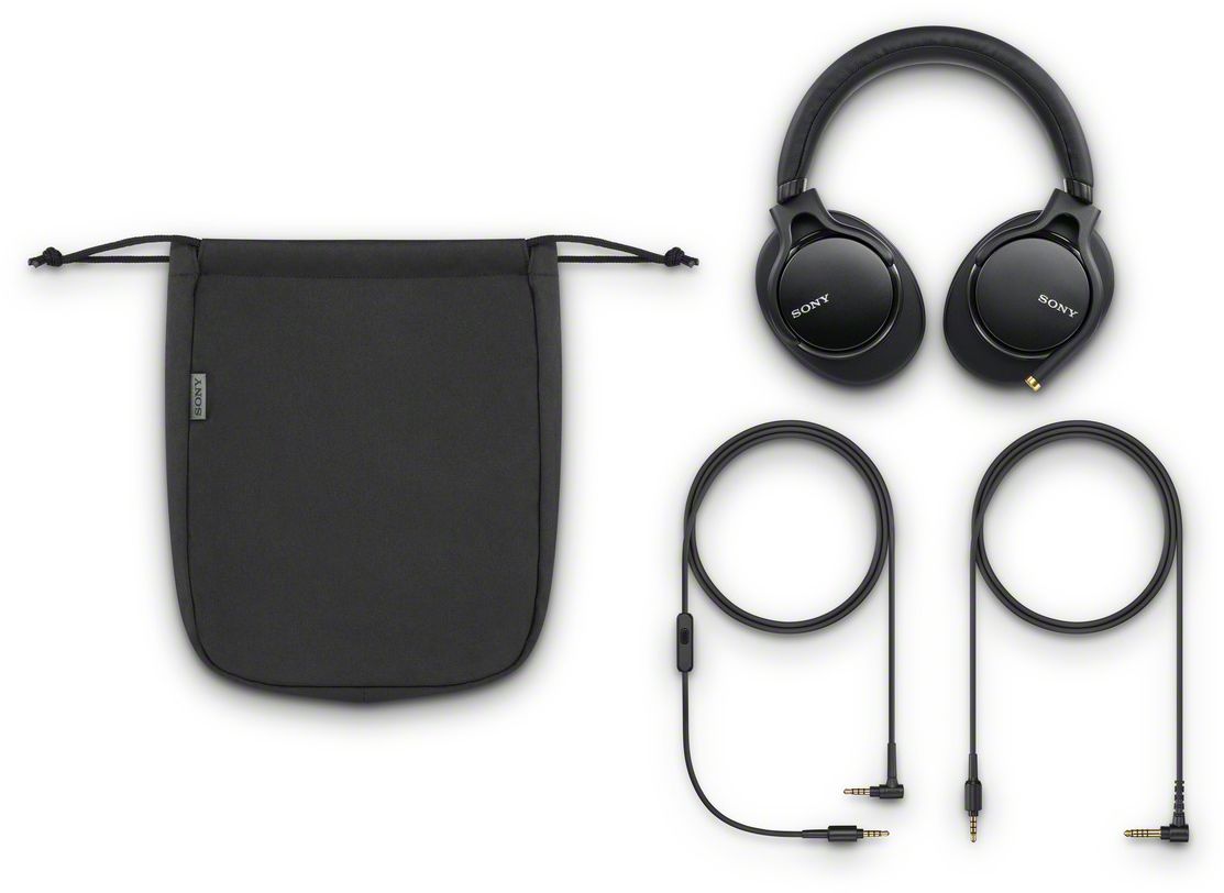 Sony® Wired High Resolution Audio Black Overheard Headphones