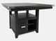 Jofran Inc. Altamonte Dark Charcoal High-Low Square Counter Dining Table-0