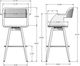 Amisco Customizable Sorrento Swivel Bar Stool-3