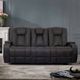 Furniture of America® Amirah 2-Piece Dark Gray Living Room Set-1