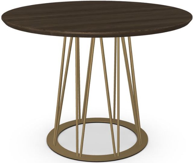 Amisco Customizable Calypso Round Dining Table with 42" Solid Ash Top-3