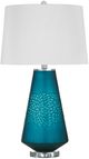 Bassett Mirror Marly Blue Glass Table Lamp-0