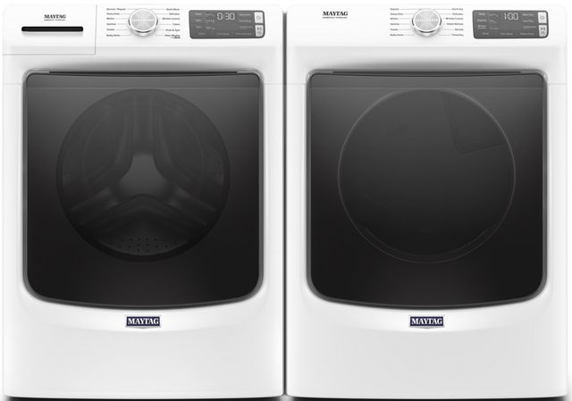 Maytag® 4.8 Cu. Ft. White Front Load Washer-7