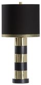 Wildwood Lamps Column Like You See It Brass/Black Table Lamp-0