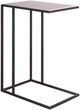 Universal Explore Home™ Coalesce Boer Gray Accent Table with Black Base-0