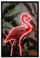 StyleCraft Neon Flamingo Wall Decor-1