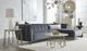 Najarian Furniture Roma 2-Piece Gunmetal Right Arm Facing Sectional-4