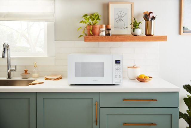 Whirlpool® 1.6 Cu. Ft. White Sensor Cooking Countertop Microwave-2