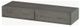Crate Designs™ Furniture Graphite Extra-long Under Bed Storage Unit-0