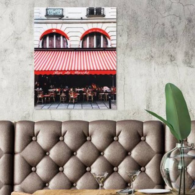 YHD Red Bistro Wall Art-1