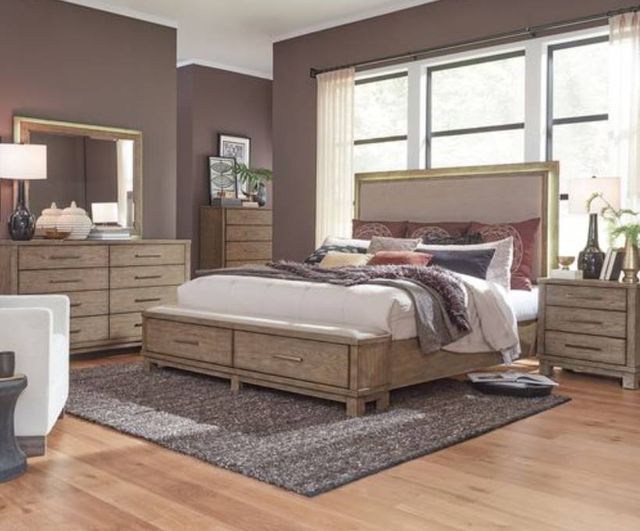 Liberty Furniture Canyon Road 4-Piece Burnished Beige Bedroom Set-0