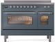 Ilve® Nostalgie II Series 48" Blue Grey Pro Style Induction Range-2