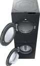 Samsung® 500 Series Brushed Black Electric Laundry Center, 5.3 Cu. Ft. Washer, 7.6 Cu. Ft. Dryer-3