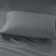 Olliix by Intelligent Design Microfiber Charcoal Twin Extra Large Sheet Set with Side Storage Pockets-2