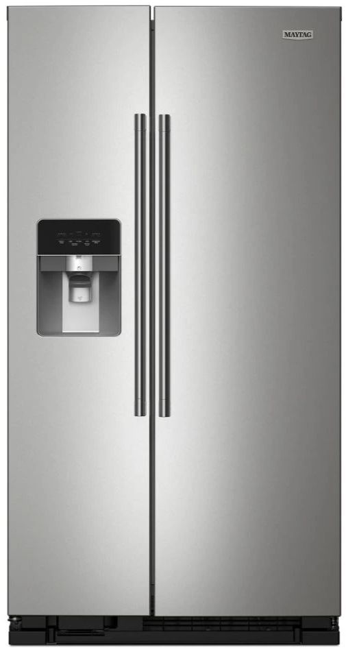 Maytag® 36" 24.5 Cu. Ft. Fingerprint Resistant Stainless Steel Side by Side Refrigerator -0