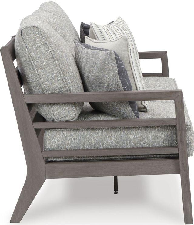 Signature Design by Ashley® Hillside Barn Gray/Brown Outdoor Sofa with Cushion-3