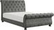 Mazin Furniture Crofton Dark Gray Full Upholstered Sleigh Bed-0