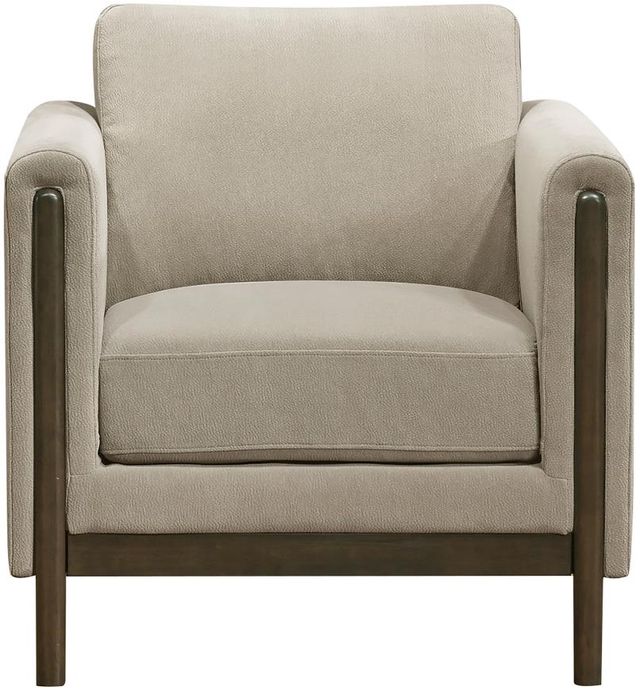 Coaster® Islington Taupe Upholstered Panel Arm Accent Chair-1