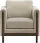 Coaster® Islington Taupe Upholstered Panel Arm Accent Chair-1