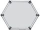 Century® Thomas O'Brien Dax Stainless Steel Side Table with Glass Top and Shelf-1