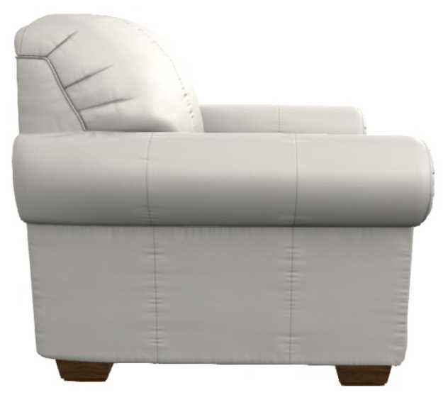 La-Z-Boy® Mackenzie Ivory Leather Chair-3