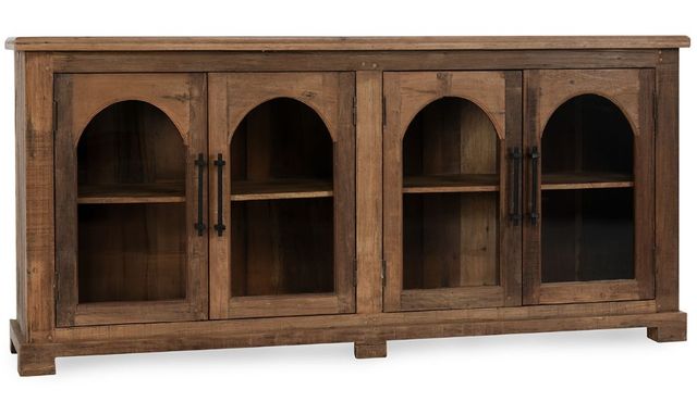 Classic Home Zion Natural 4-Door Cabinet-0