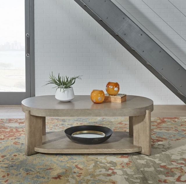 Liberty Furniture Affinity Dusty Taupe/Gray Cocktail Table-1