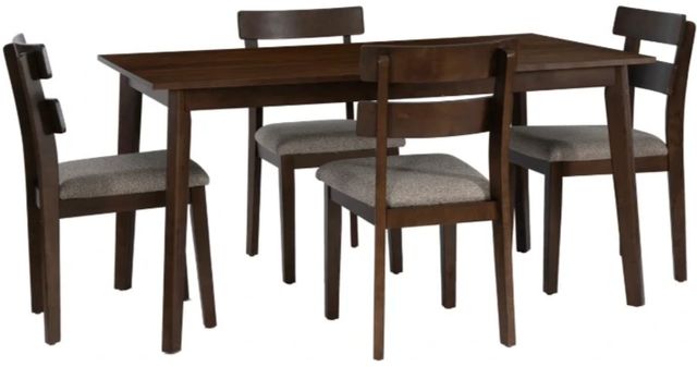 Powell® Daly 5-Piece Brown/Gray Dining Set-0