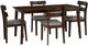 Powell® Daly 5-Piece Brown/Gray Dining Set-0