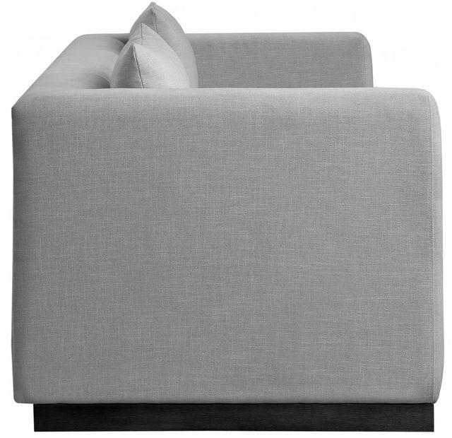 Meridian Furniture Alfie Grey Linen Textured Sofa-2