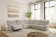 Furniture of America® Southwold 6-Piece Beige Power Reclining Sectional-2
