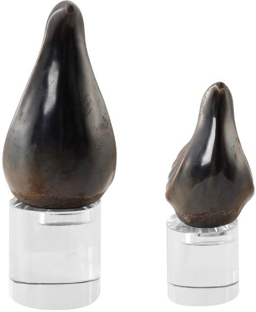 Uttermost® Uttermost® Nesting Bird 2-Piece Gray Sculptures Set-2