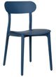 Moe's Home Collection Kent 2-Piece Navy Polypropylene Outdoor Dining Chair Set-2