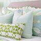 Laura Park Designs Green/White Scalloped Euro Sham-3
