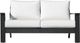 Enclover Magnolia Black/White Loveseat-0